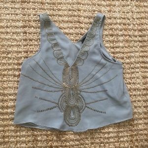 Walter Baker Sequin Top